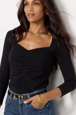 Tops & Tees<NATION LTD Mikaela Top Jetblack