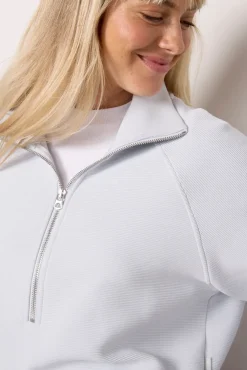 Sweatshirts<VARLEY Milano Half Zip Sweat Greydawn