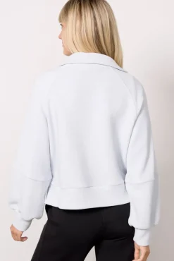 Sweatshirts<VARLEY Milano Half Zip Sweat Greydawn