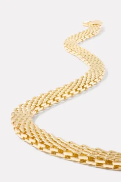 Jewelry<EVEREVE Miley Mesh Necklace Gold