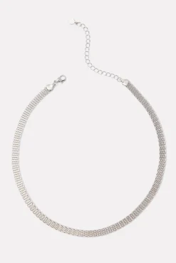 Jewelry<EVEREVE Miley Mesh Necklace Silver