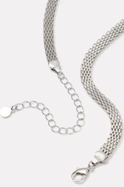 Jewelry<EVEREVE Miley Mesh Necklace Silver