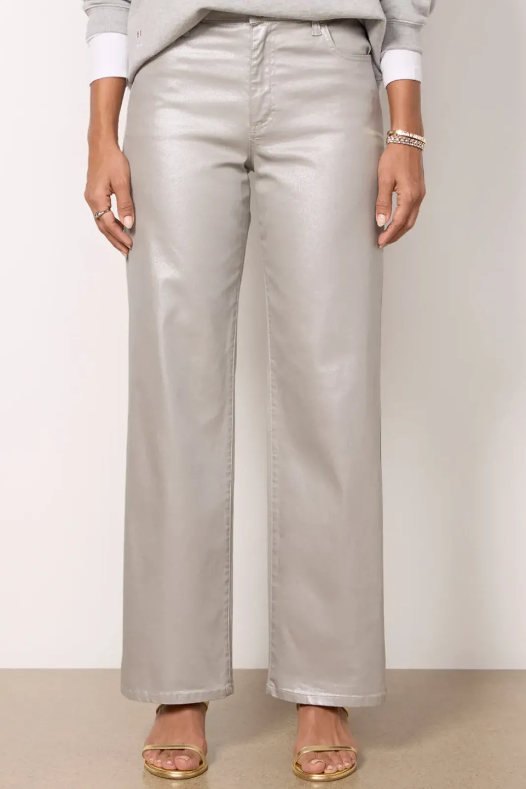 Pants & Leggings<KUT FROM THE KLOTH Miller High Rise Wide Leg Silver