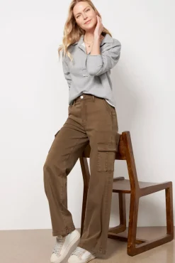 Pants & Leggings<KUT FROM THE KLOTH Miller Wide Leg Pant Olive