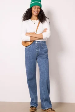 Pants & Leggings<RAG AND BONE Miramar Fleece Terry Wide Leg Topaz