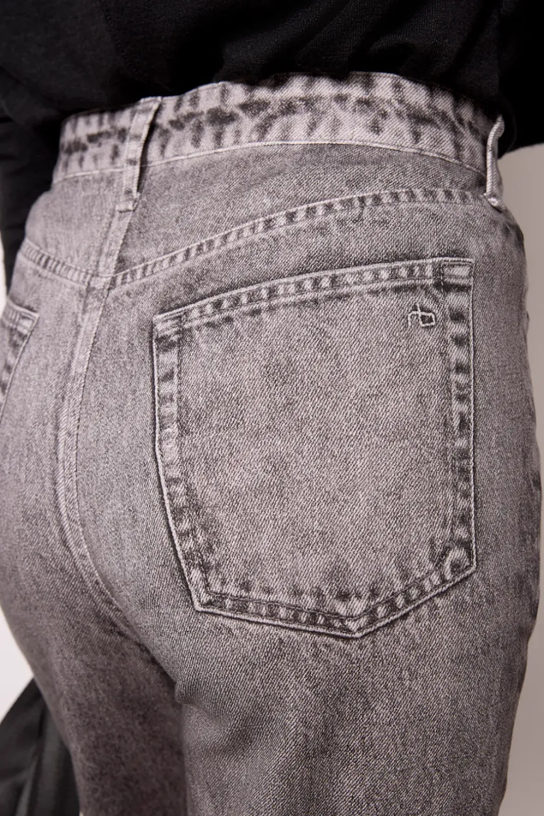 Pants & Leggings<RAG AND BONE Miramar Shae High Rise Full Relaxed Straight Raven