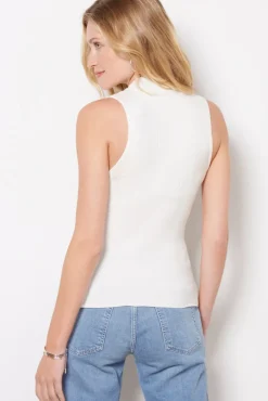 Sweaters<EVEREVE Mollie Turtleneck Tank White