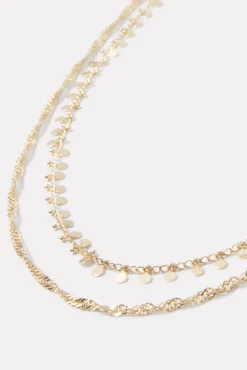 Jewelry<EVEREVE Mona Layered Necklace Gold