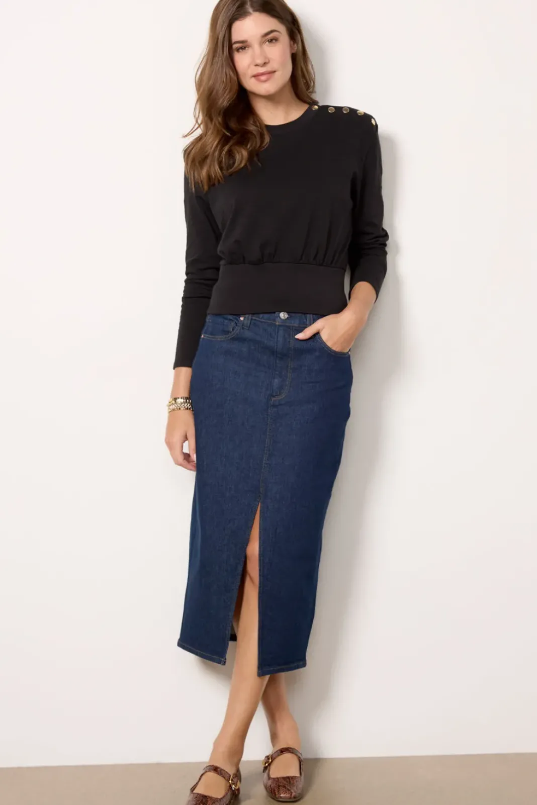 Tops & Tees<NATION LTD Monique Top Black