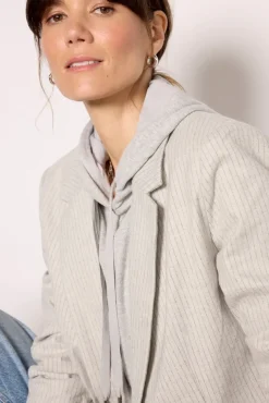 Blazers & Jackets<Z SUPPLY Monroe Pinstripe Blazer Seasalt