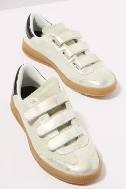 Shoes<P448 Monza Velcro Sneaker Cream/Thaiti