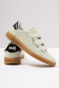 Shoes<P448 Monza Velcro Sneaker Cream/Thaiti