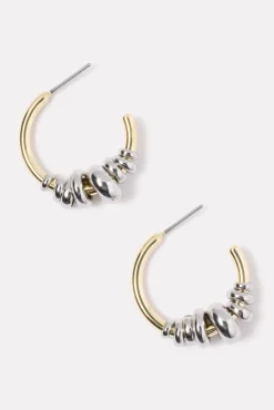 Jewelry<EVEREVE Moxie Hoop Earrings Gold/Silver