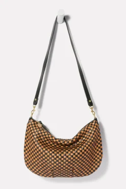 Bags<CLARE V. Moyen Messenger Black/Natural
