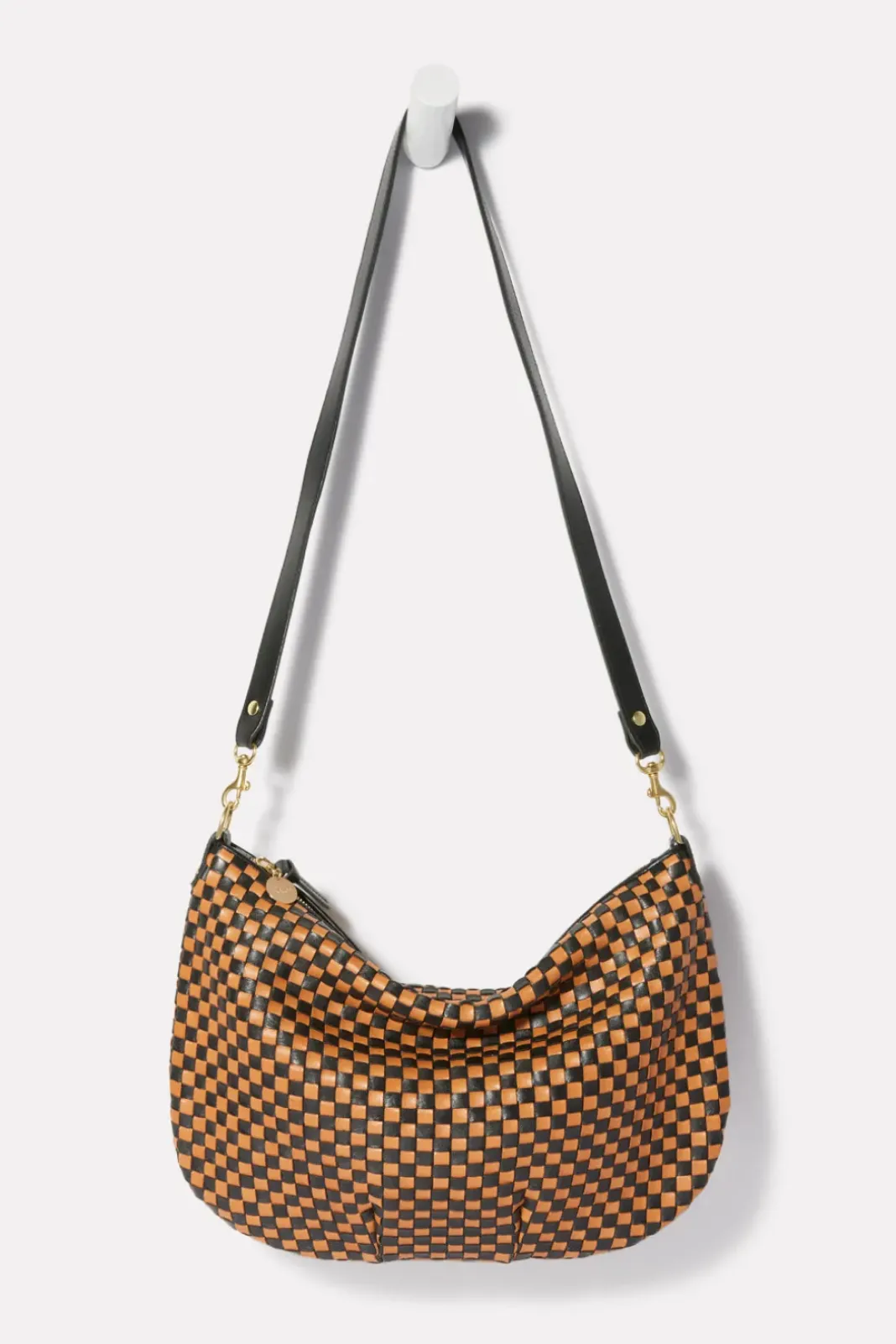 Bags<CLARE V. Moyen Messenger Black/Natural