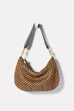 Bags<CLARE V. Moyen Messenger Black/Natural