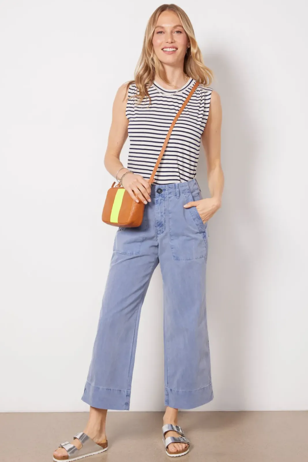 Pants & Leggings<VELVET Mya Utility Pant Bluestone
