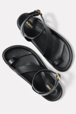 Shoes<ALOHAS Myles Leather Sandals Black
