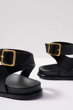 Shoes<ALOHAS Myles Leather Sandals Black