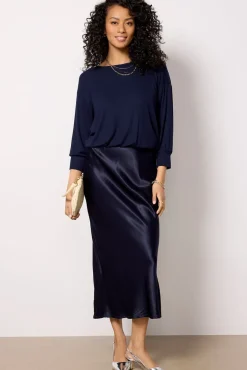Dresses<MICHAEL STARS Nadia Dress Nocturnal