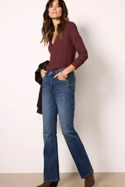 Jeans<KUT FROM THE KLOTH Natalie High Rise Fab Ab Bootcut Allied