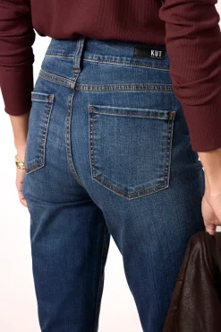 Jeans<KUT FROM THE KLOTH Natalie High Rise Fab Ab Bootcut Allied