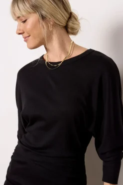 Dresses<MICHAEL STARS Natalie Midi Dress Black