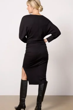 Dresses<MICHAEL STARS Natalie Midi Dress Black