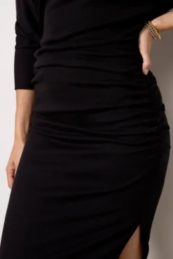 Dresses<MICHAEL STARS Natalie Midi Dress Black