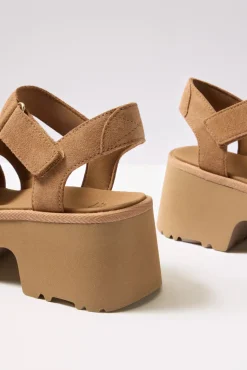 Shoes<UGG New Heights Ankle Strap Chestnut