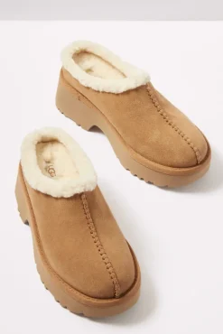Shoes<UGG New Heights Cozy Clog Chestnut