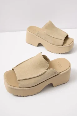 Shoes<UGG New Heights Slide Mustardseed