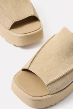 Shoes<UGG New Heights Slide Mustardseed