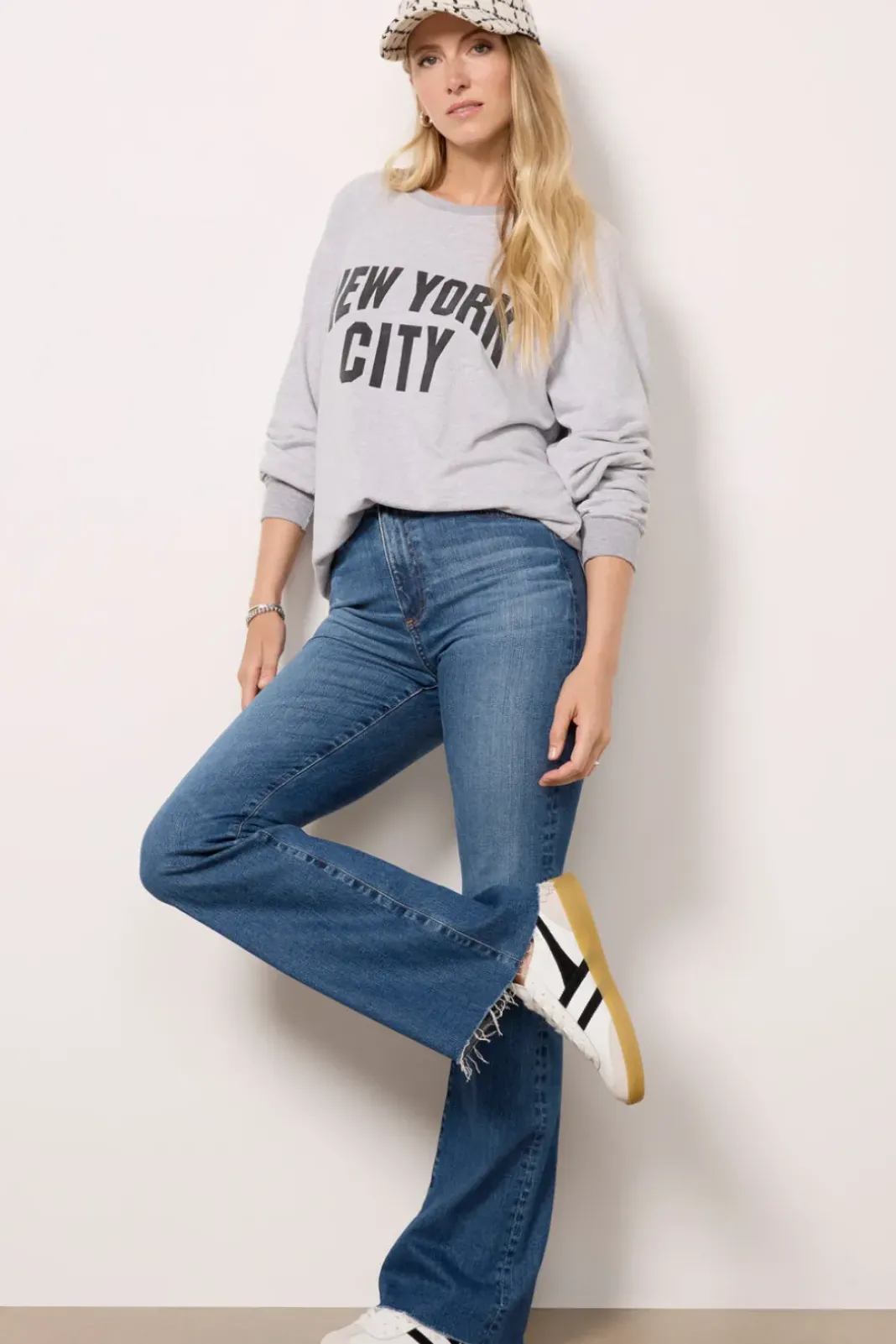 Sweatshirts<RETRO BRAND BLACK LABEL New York City Sweatshirt Vintageh.Grey