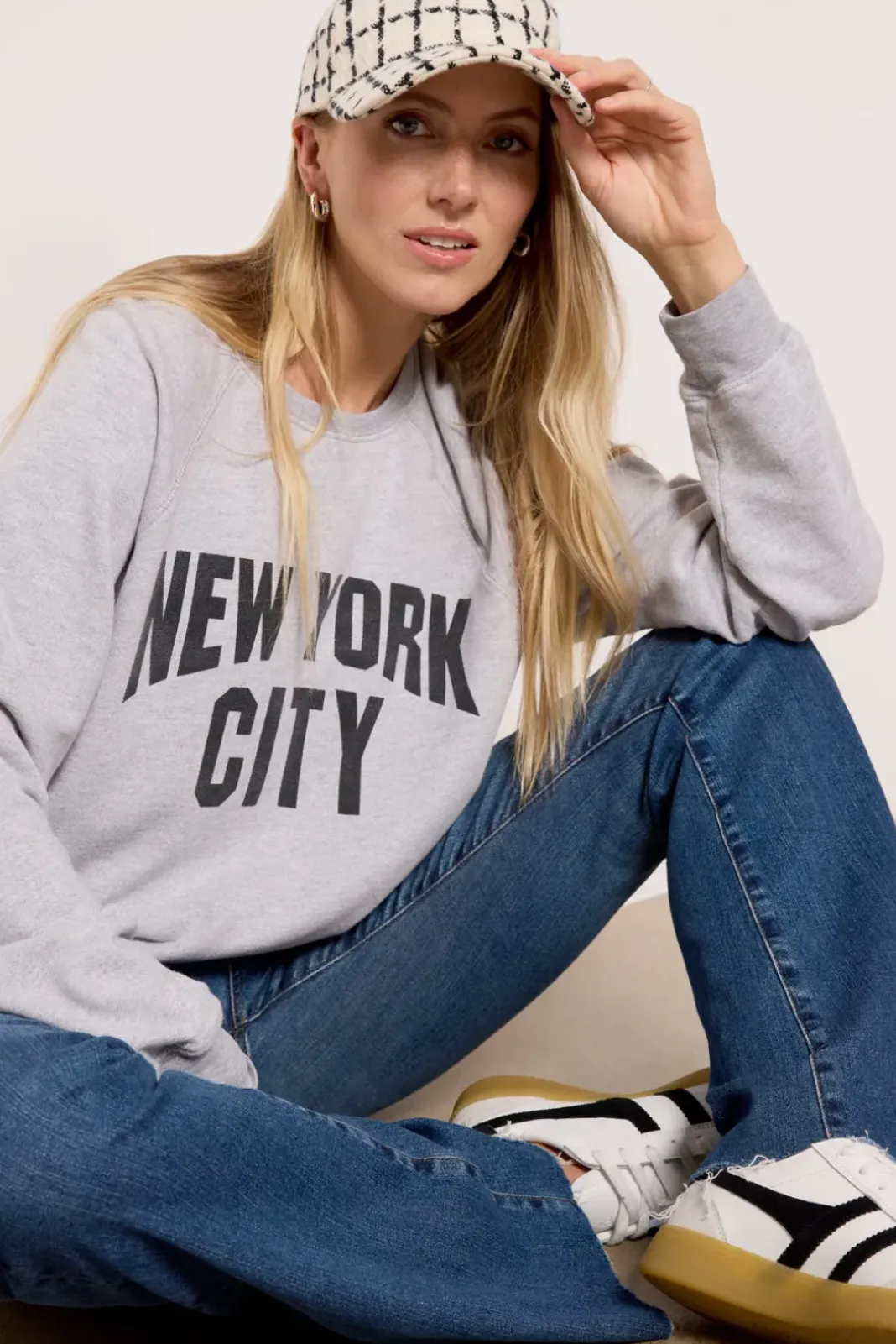 Sweatshirts<RETRO BRAND BLACK LABEL New York City Sweatshirt Vintageh.Grey