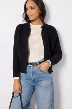 Sweaters<ALEX MILL Nico Chunky Cardigan Black