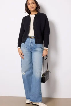 Sweaters<ALEX MILL Nico Chunky Cardigan Black