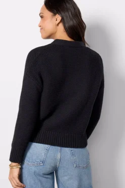 Sweaters<ALEX MILL Nico Chunky Cardigan Black