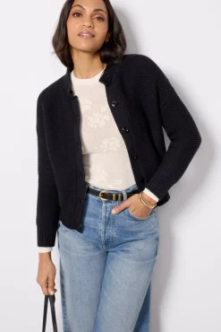 Sweaters<ALEX MILL Nico Chunky Cardigan Black