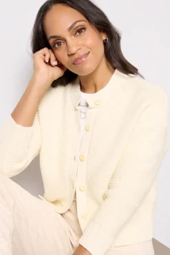 Sweaters<ALEX MILL Nico Chunky Cardigan Ivory