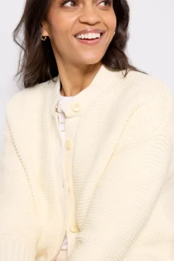Sweaters<ALEX MILL Nico Chunky Cardigan Ivory