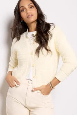 Sweaters<ALEX MILL Nico Chunky Cardigan Ivory