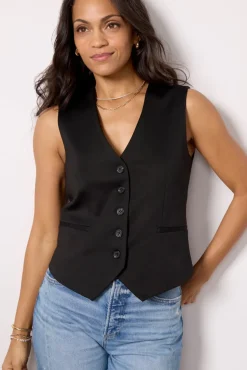 Blazers & Jackets<EVEREVE Night Out Vest Black
