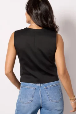 Blazers & Jackets<EVEREVE Night Out Vest Black