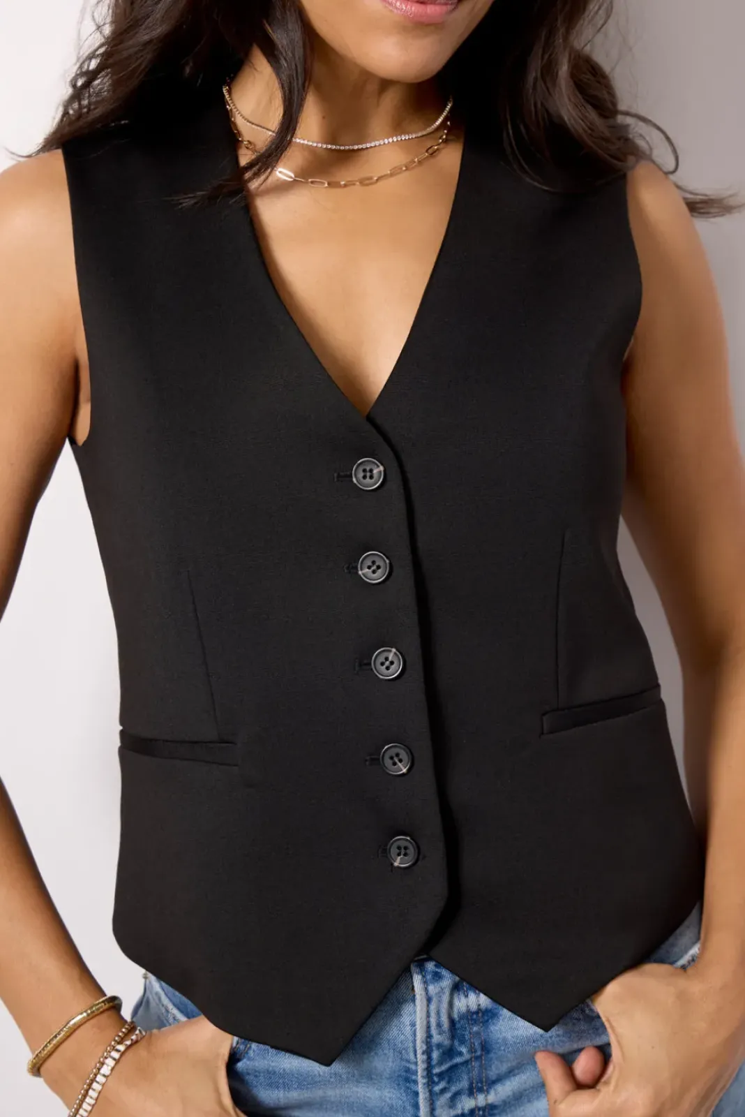 Blazers & Jackets<EVEREVE Night Out Vest Black