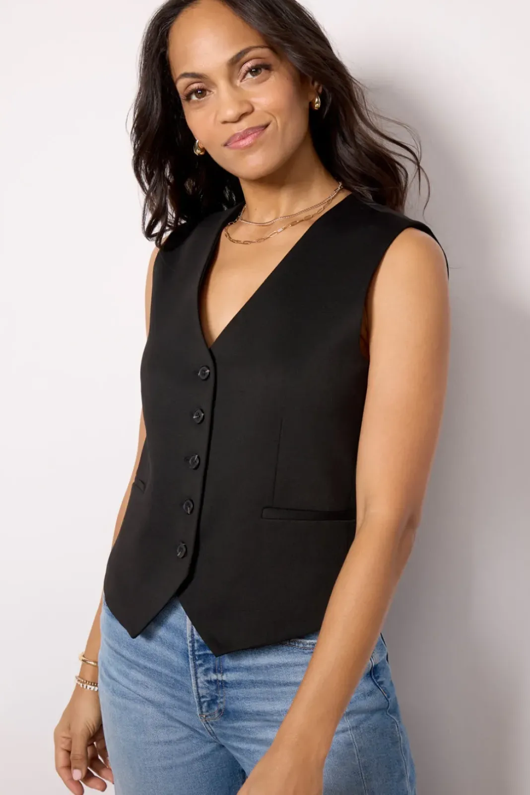 Blazers & Jackets<EVEREVE Night Out Vest Black