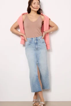 Intimates & Lounge<EVEREVE Nina Seamless V-Neck Tank Desert