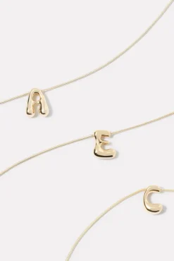 Jewelry<EVEREVE Noella Initial Necklace Gold