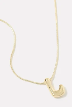 Jewelry<EVEREVE Noella Initial Necklace Gold
