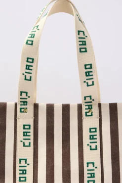 Bags<CLARE V. Noemie Tote Natural/Mocha